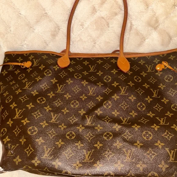 Louis Vuitton Neverful GM Monogram Brown Tote Bag - Picture 2 of 11